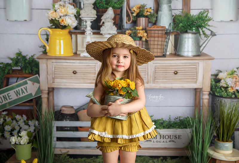 Mellow Yellow Spring - HSD Photography Backdrops 
