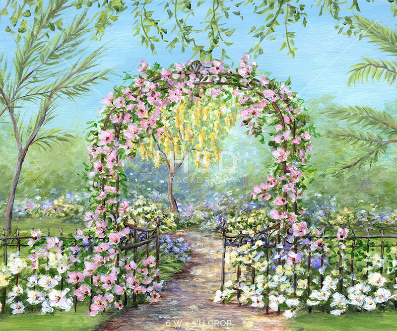 Spring in Bloom photo backdrop for Easter and spring pictures – HSD ...