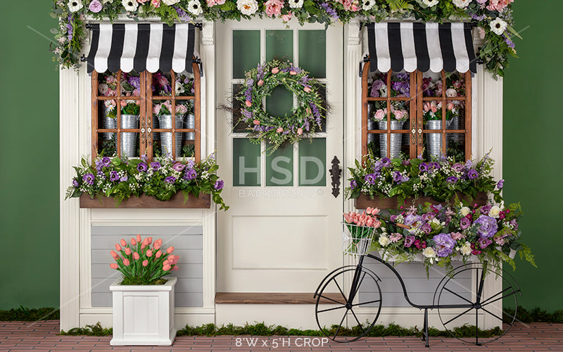 Spring Flower Shop - HSD Photography Backdrops 