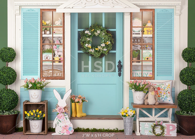 Easter House - HSD Photography Backdrops 