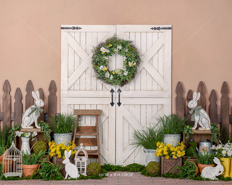 Easter Backdrops for Photography | Hoppy Easter Spring Photo Backdrop