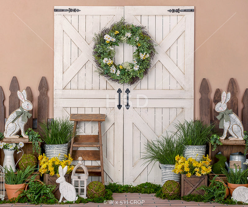 Easter Backdrops for Photography | Hoppy Easter Spring Photo Backdrop