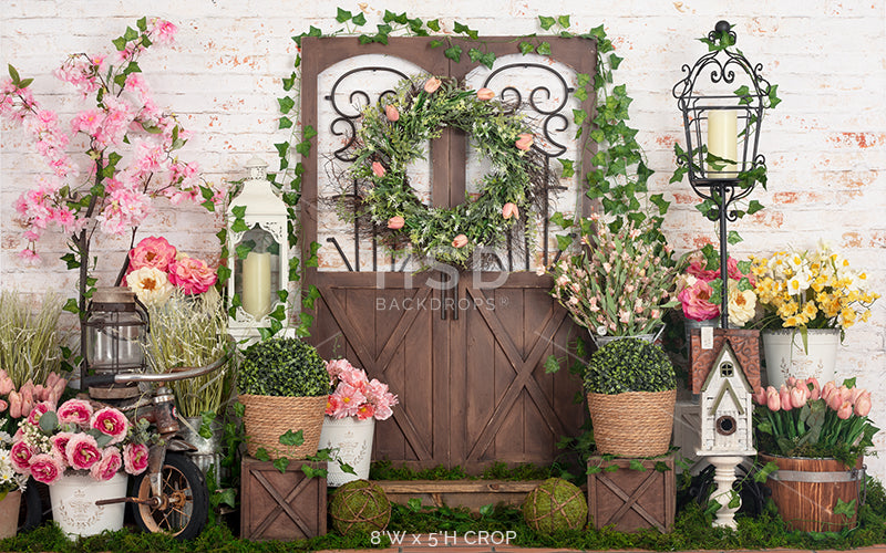 French Country Garden - HSD Photography Backdrops 