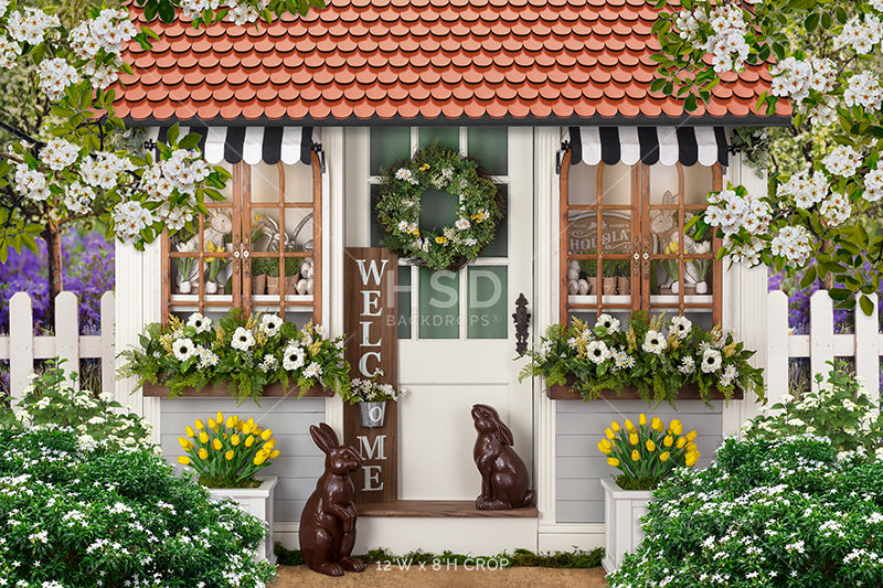 Cottontail's Cottage - HSD Photography Backdrops 