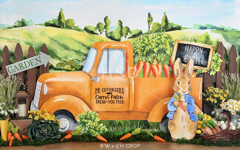 Peter's Carrot Patch - HSD Photography Backdrops 