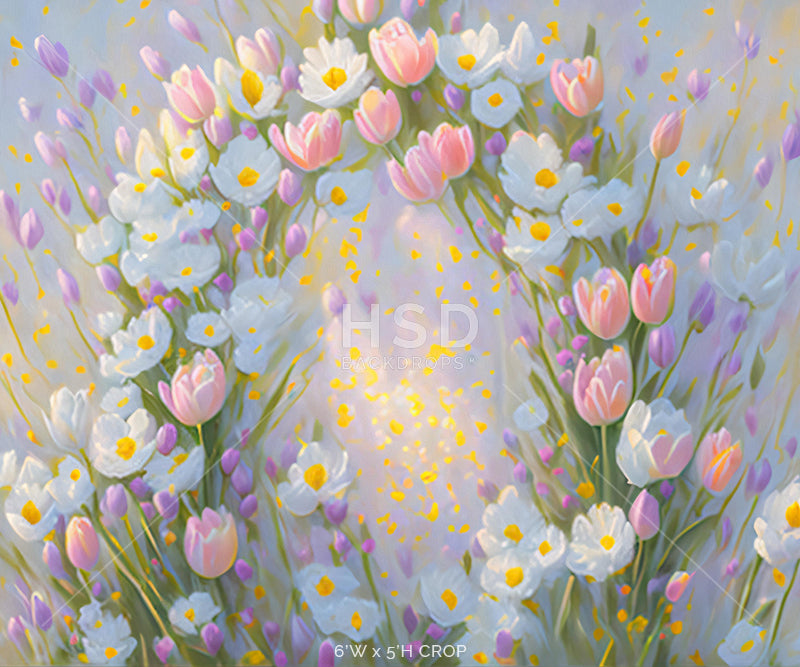Spring Floral Arch - HSD Photography Backdrops 