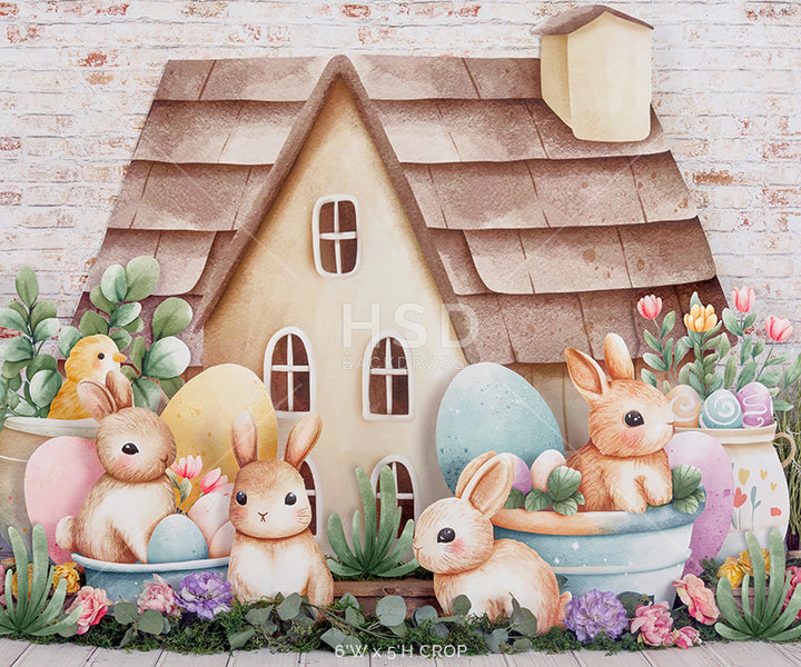 Easter Photo Backdrop | Some Bunny Spring backdrop for Photography
