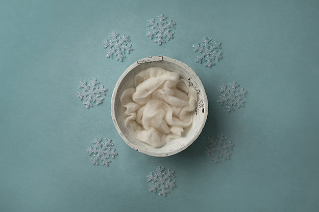 Snowflake Circle | Baby it's Cold Outside Coll. | Digital - HSD Photography Backdrops 