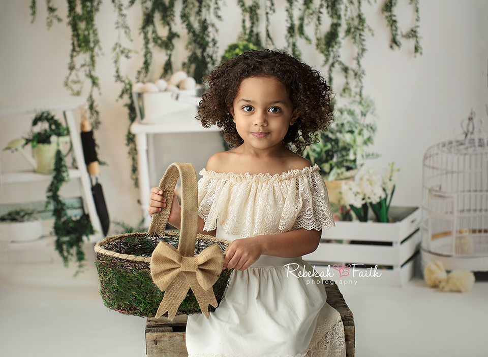 Garden Bunny - HSD Photography Backdrops 