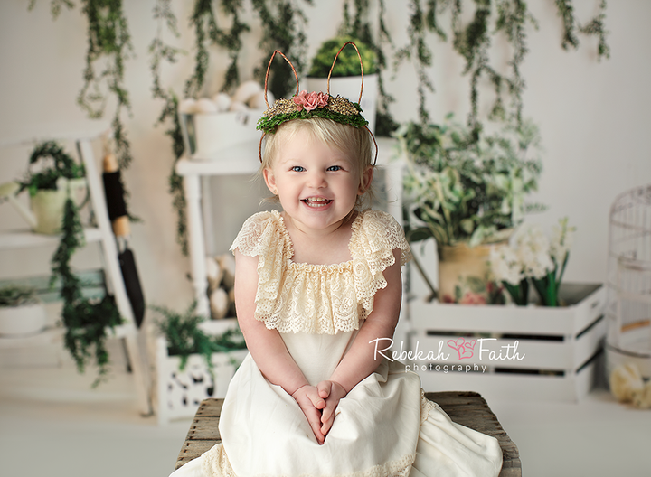 Garden Bunny - HSD Photography Backdrops 