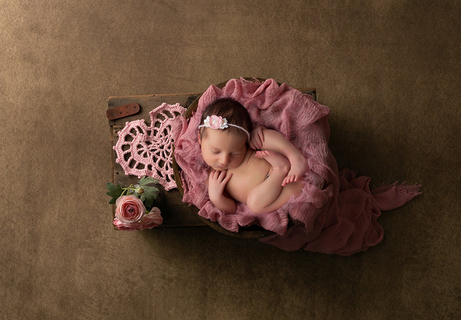 Newborn Digital Backdrop | Stole My Heart - HSD Photography Backdrops 
