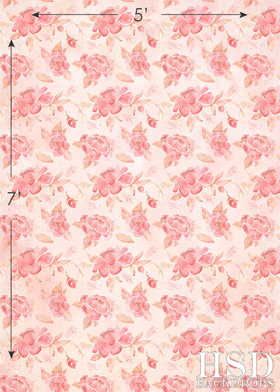 Photography Backdrop - Photo Background | Watercolor Flourish - HSD Photography Backdrops 