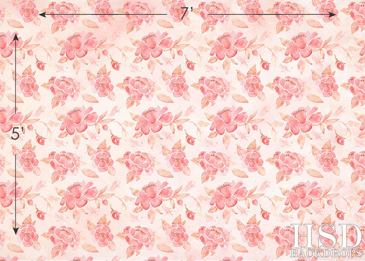 Photography Backdrop - Photo Background | Watercolor Flourish - HSD Photography Backdrops 