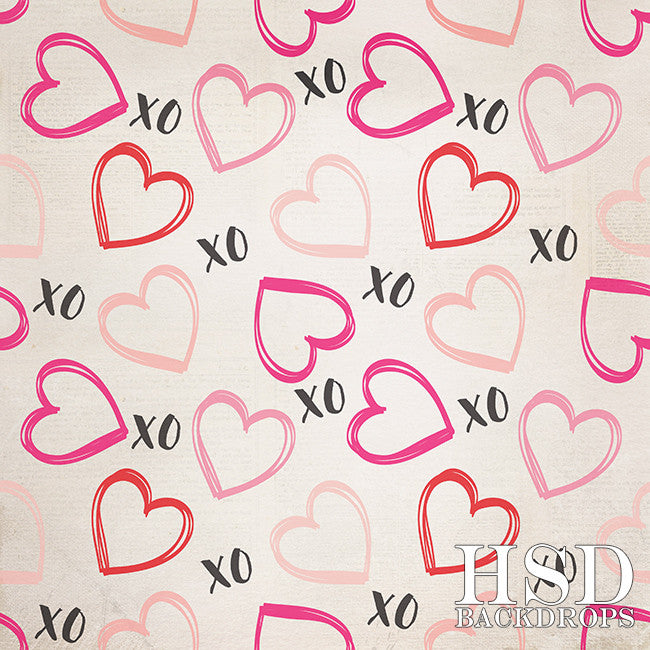 XOXO - HSD Photography Backdrops 