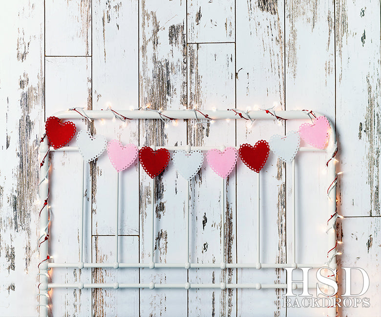 Valentine's Day Headboard - HSD Photography Backdrops 