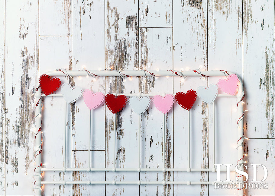 Valentine's Day Headboard - HSD Photography Backdrops 