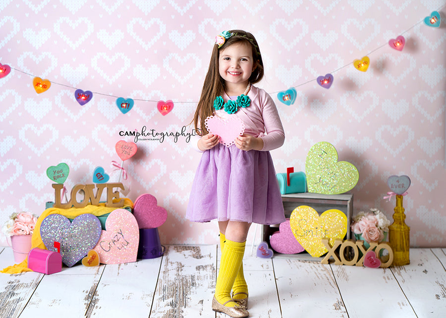 Stitched Hearts - HSD Photography Backdrops 