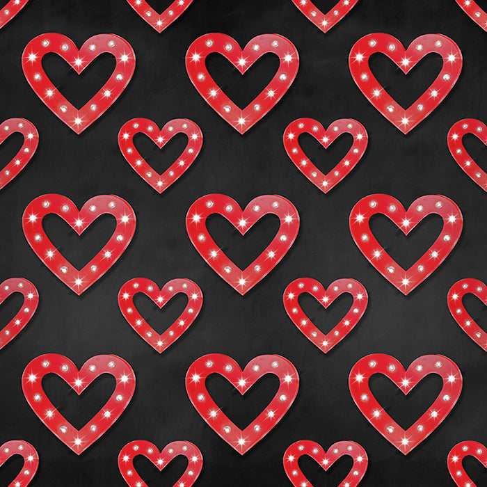Marquee Hearts - HSD Photography Backdrops 