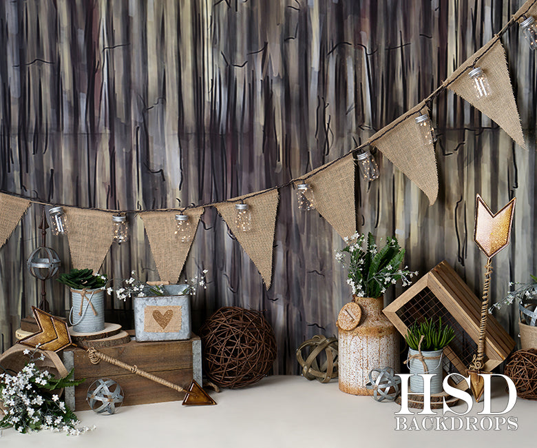 Rustic Love - HSD Photography Backdrops 
