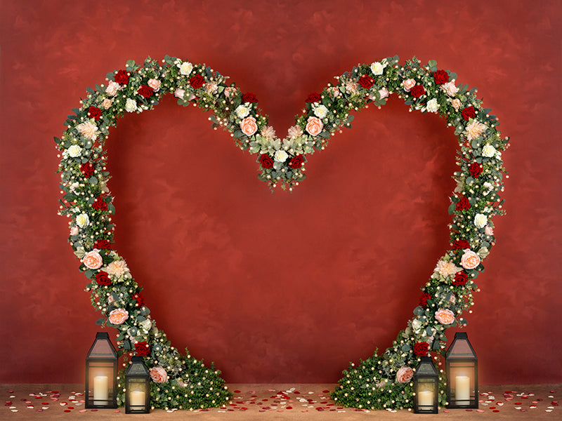 Floral Heart - HSD Photography Backdrops 