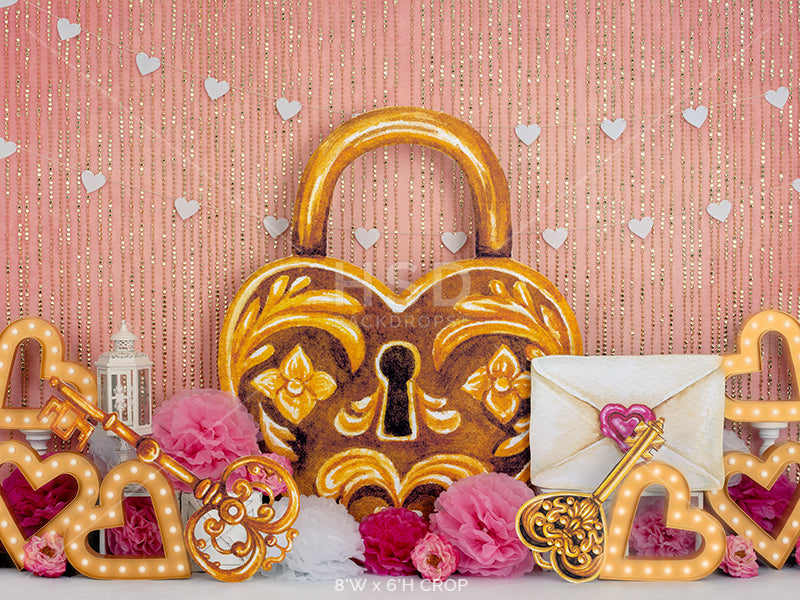 Key to My Heart - HSD Photography Backdrops 