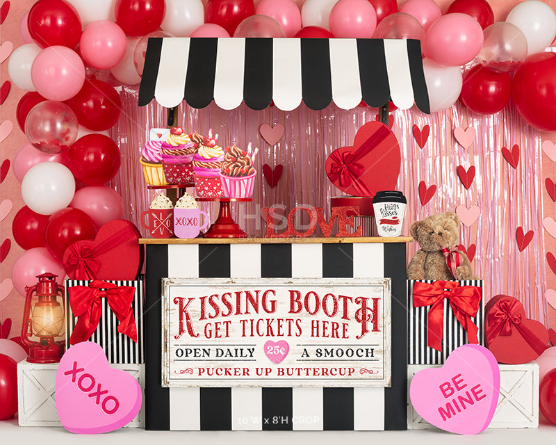 Valentine's Cupcakes & Kisses - HSD Photography Backdrops 