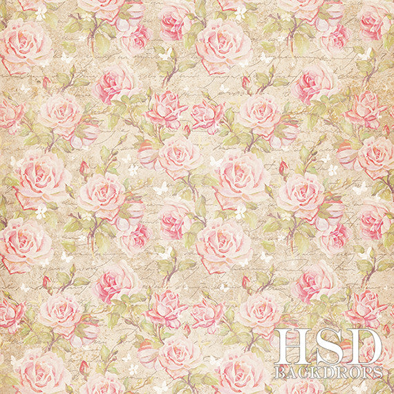 Heather Floral - HSD Photography Backdrops 