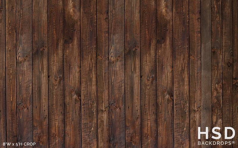 Dark Rustic Wood Floor Mat - HSD Photography Backdrops 