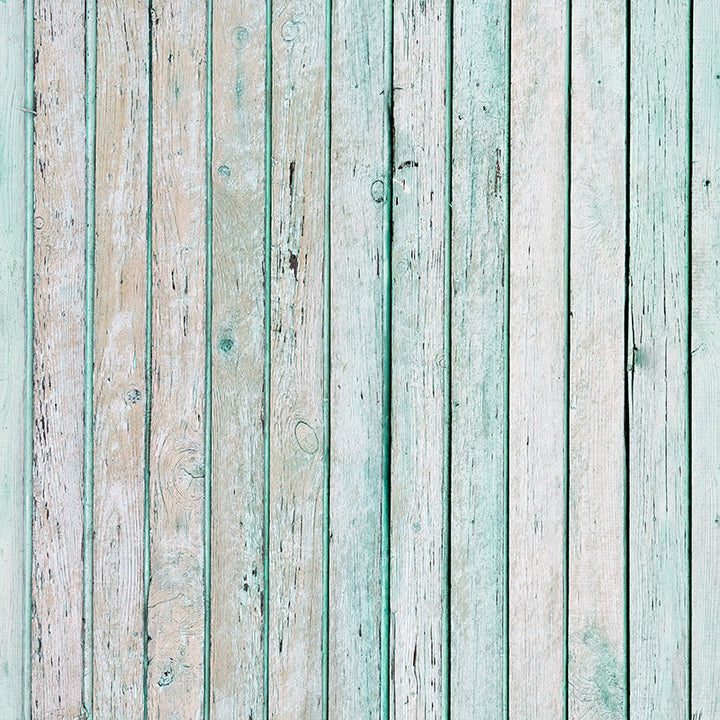 Weathered Blue Wood Floor Drop - HSD Photography Backdrops 