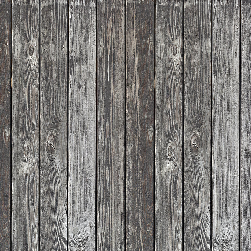 Weathered Gray Wood Floor Drop Floor Mat - HSD Photography Backdrops 