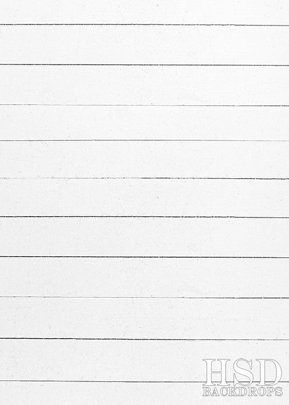 Rustic White Wood Floor Drop - HSD Photography Backdrops 