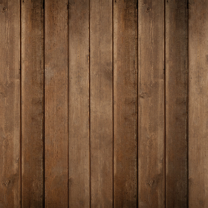 Brown wood plank photo backdrop for photography with 7" planks