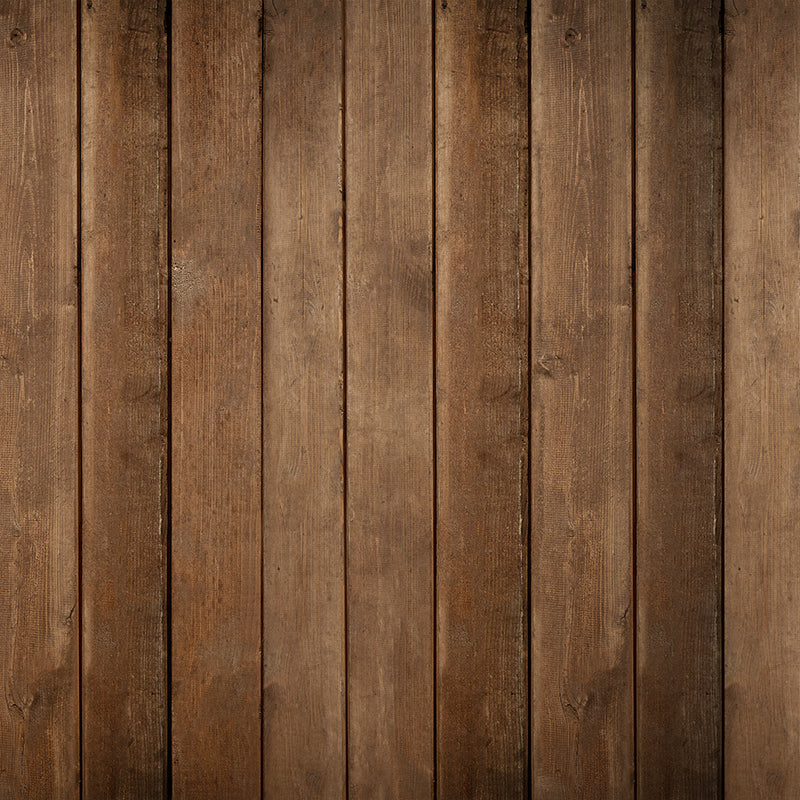 Brown wood plank photo backdrop for photography with 7" planks