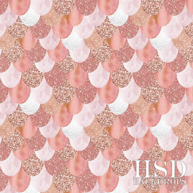 Pink Mermaid Tail - HSD Photography Backdrops 