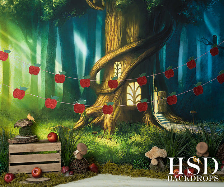 Mystical Forest Set Up - HSD Photography Backdrops 