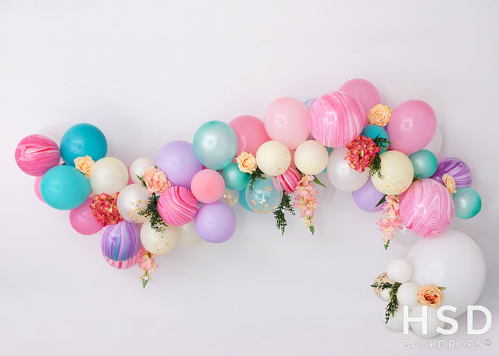 Blooms & Balloons - HSD Photography Backdrops 
