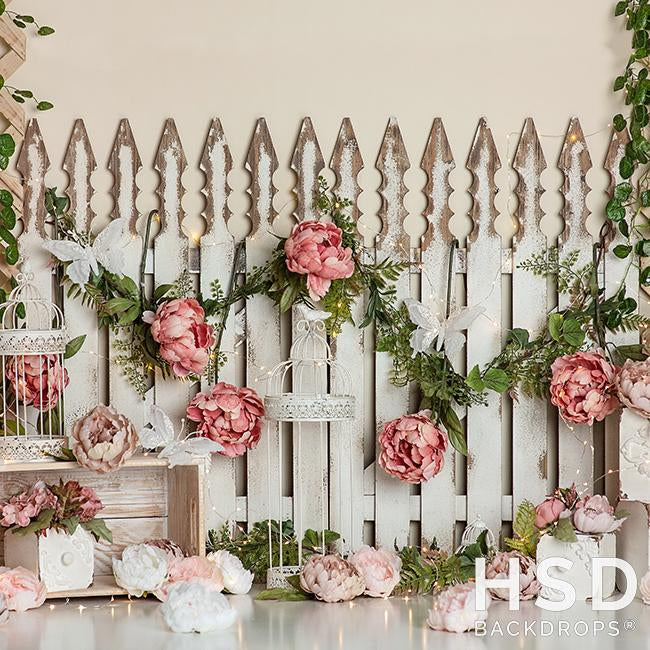 Butterflies & Blooms - HSD Photography Backdrops 