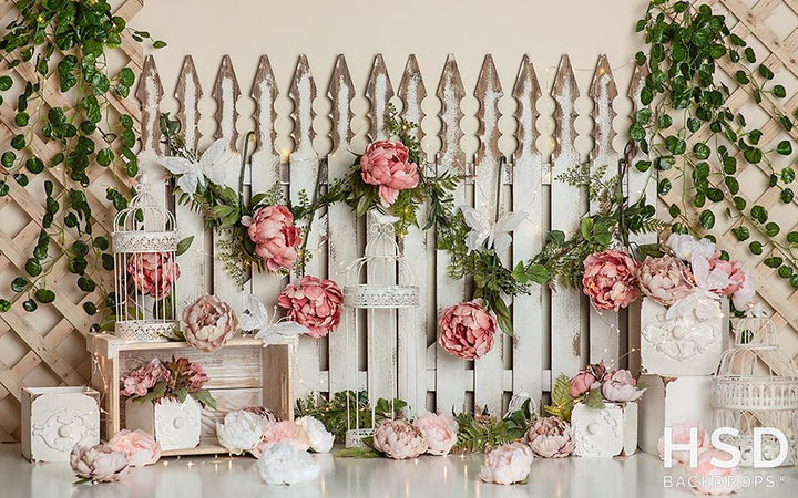 Butterflies & Blooms - HSD Photography Backdrops 
