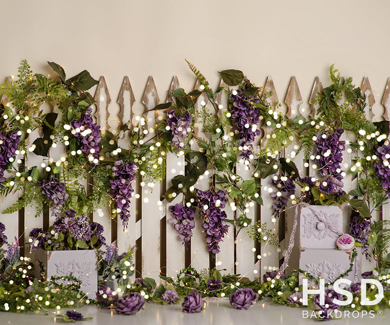 Wisteria Garden - HSD Photography Backdrops 