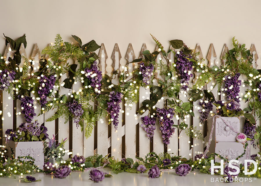 Wisteria Garden - HSD Photography Backdrops 