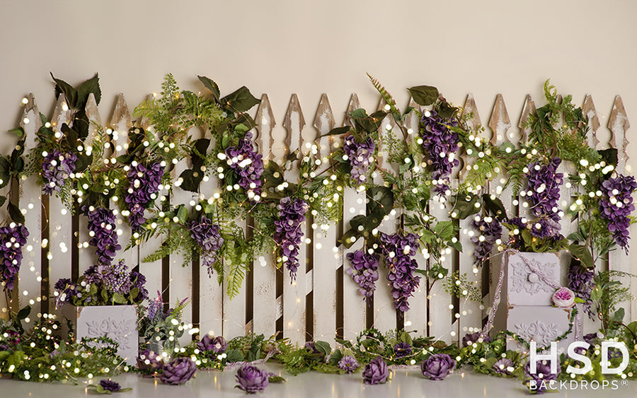 Wisteria Garden - HSD Photography Backdrops 