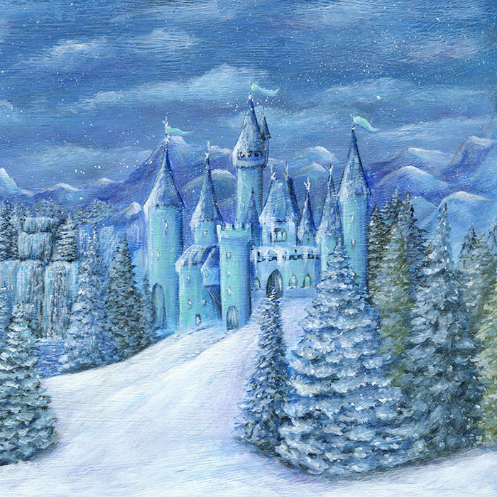 Ice Princess Winter Castle - HSD Photography Backdrops 