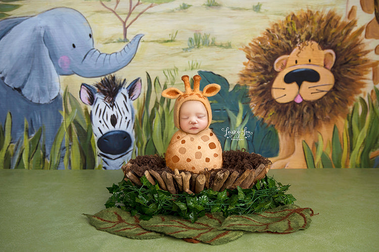 Baby Safari Theme - HSD Photography Backdrops 