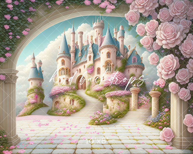 lunes Yogur Artículos de primera necesidad Princess Castle Photo Backdrop for Birthday Cake Smash Photos