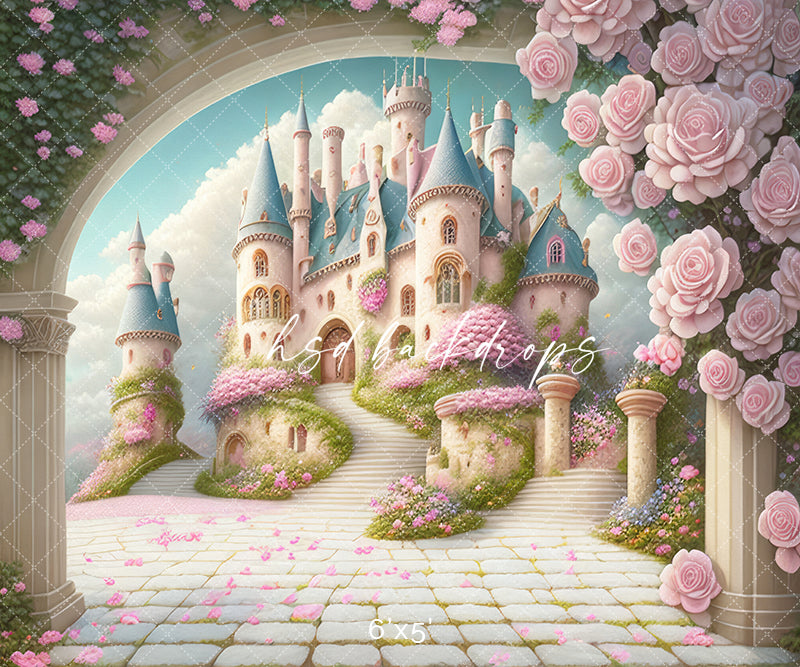Princess Castle Photo Backdrop for Birthday Cake Smash Photos – HSD ...