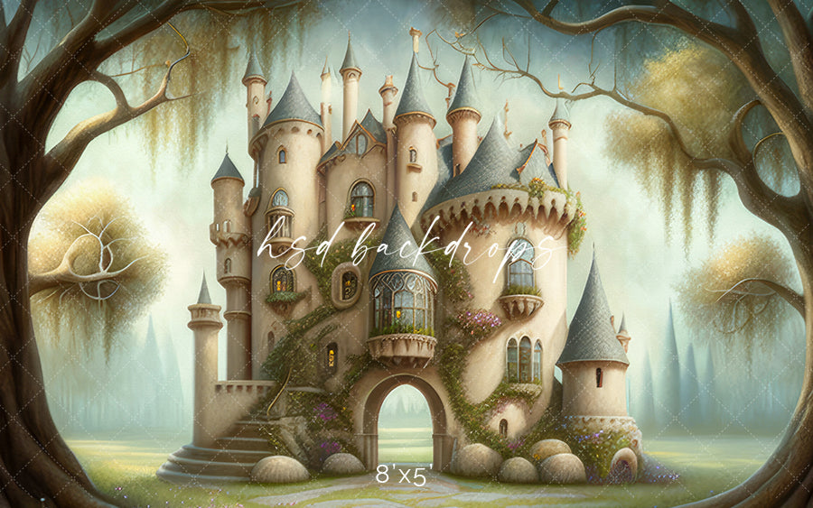 Castle in the Forest - HSD Photography Backdrops 