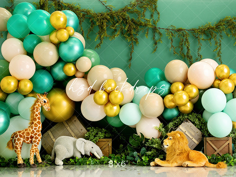 Jungle Party - HSD Photography Backdrops 