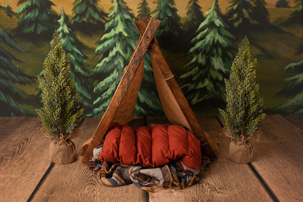 Winter Woods | Lumberjack Coll. | Digital - HSD Photography Backdrops 