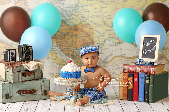 World Traveler - HSD Photography Backdrops 